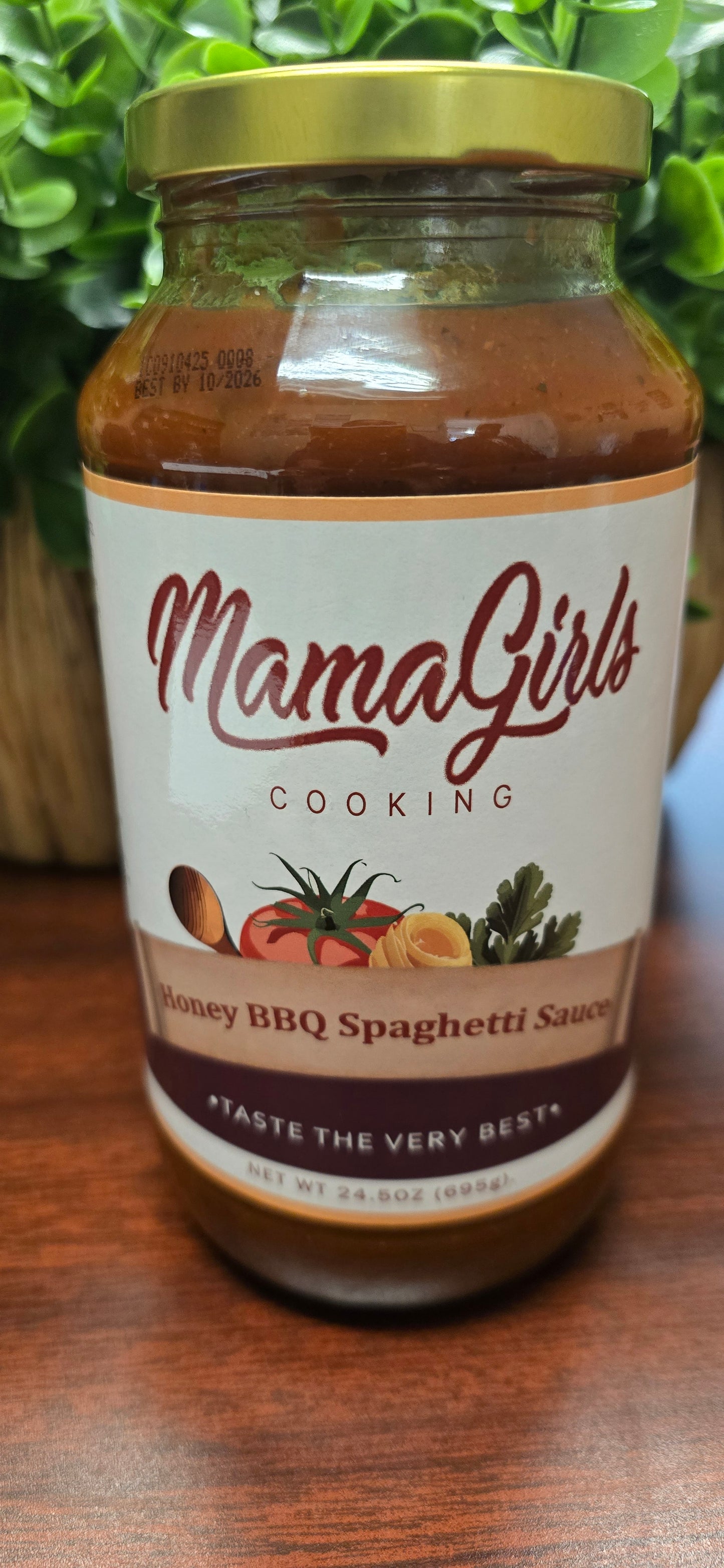 Mama Girls Cooking Honey BBQ Spaghetti Sauce