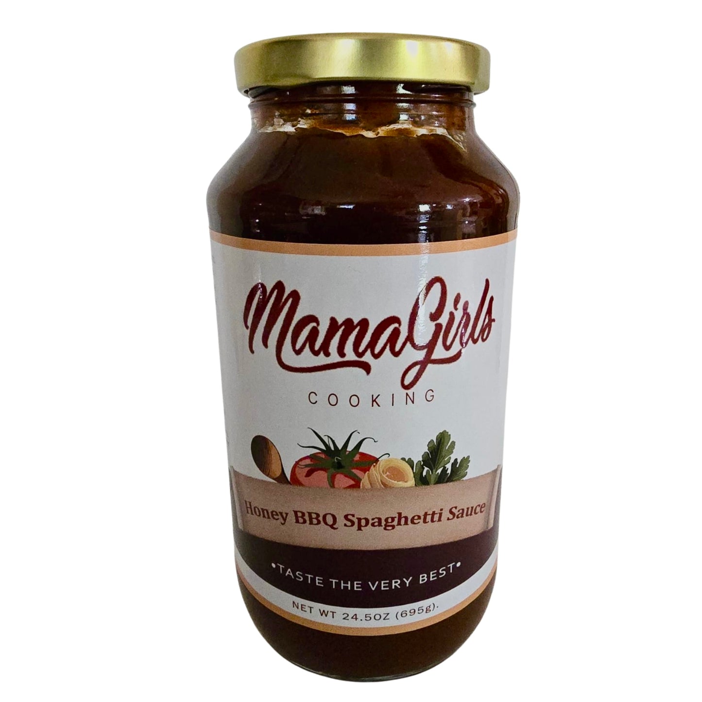 Mama Girls Cooking Honey BBQ Spaghetti Sauce
